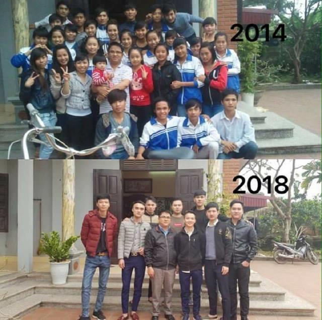 Cuối cùng chỉ có các bạn nam của lớp là nhiệt tình nhất.