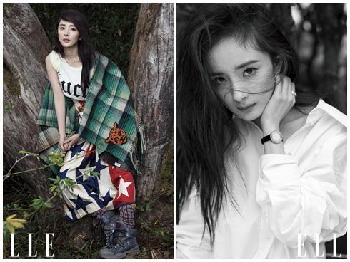 Dương Mịch lộ cằm vuông, thân hình mỏng như tờ giấy-7