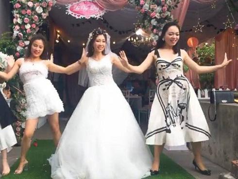 Khoe khoảnh khắc 'quẩy' cực sung trong đám cưới, cô dâu xinh đẹp được khen nhảy không kém dancer