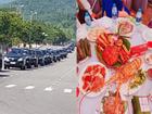 Choáng váng trước đám cưới ăn như khách sạn 5 sao, đón dâu bằng gần 200 xe ô tô ở Hà Nội