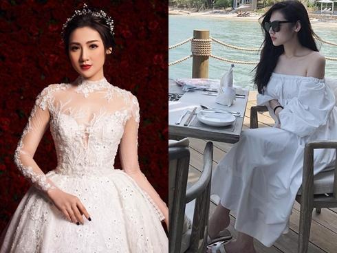 Á hậu Tú Anh đáp trả khéo khi bị mang tiếng 'cưới chạy bầu'