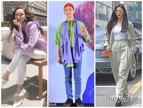 Street style sao Hàn: 'Mẹ bỉm sữa' Jeon Ji Huyn tái xuất cuốn hút - Key (SHINee) diện áo hai lớp thảm họa