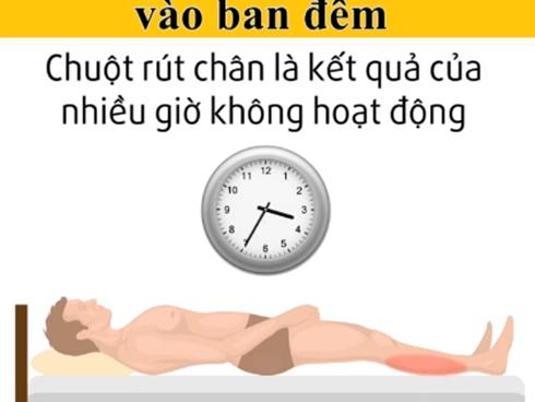 Tại sao bạn lại bị chuột rút chân trong khi ngủ?