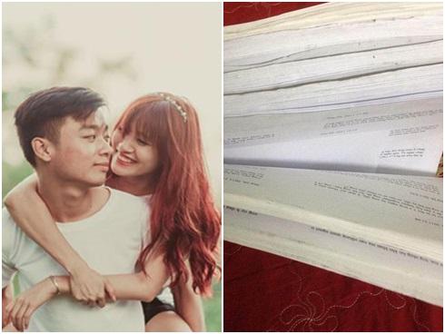 Cặp đôi in tin nhắn suốt 2 năm yêu nhau thành 790 trang giấy để lưu giữ làm kỷ niệm