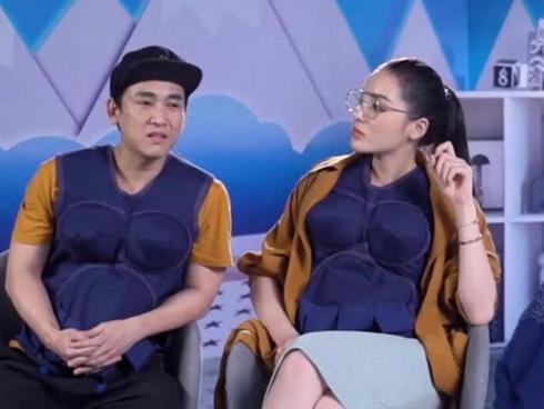 Kỳ Duyên gây chú ý vì thái độ khó chịu ra mặt ở gameshow 'Khi đàn ông mang bầu'