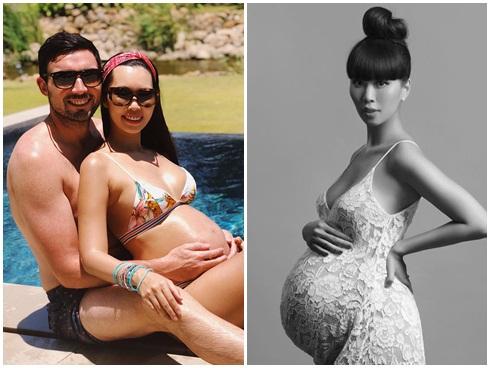 Khẳng định 'có bầu nhưng không vô dụng', Hà Anh phủ nhận bắt chồng hầu hạ khi mang thai