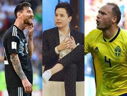 Trịnh Thăng Bình gây tranh cãi vì chế nhạo Messi sau trận Thụy Điển