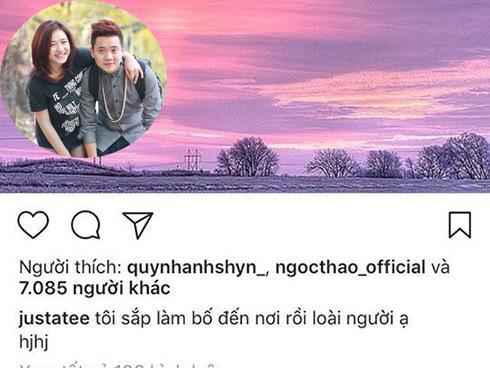 Sau 3 tháng ăn hỏi, cặp hotteen Trâm Anh - JustaTee sắp lên chức bố mẹ