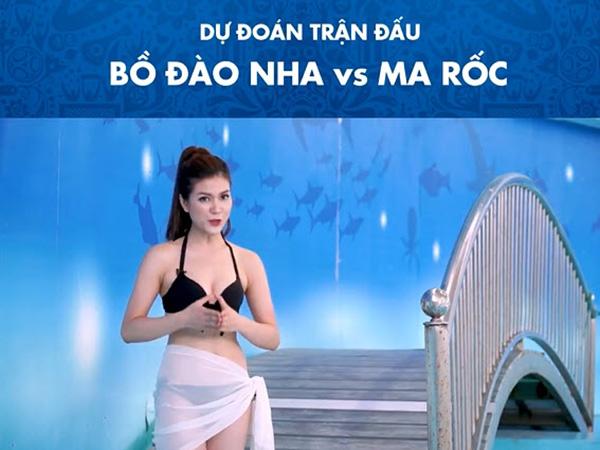 Trong Tiên tri cùng Nga, Thu Hằng ghi hình ở hồ bơi, dự đoán tỷ số cùng hải cẩu. Ba số đầu của show, cô xuất hiện kín đáo hơn với trang phục huấn luyện viên hải cẩu. Những số phát sóng gần đây, cô diện bikini hai mảnh.