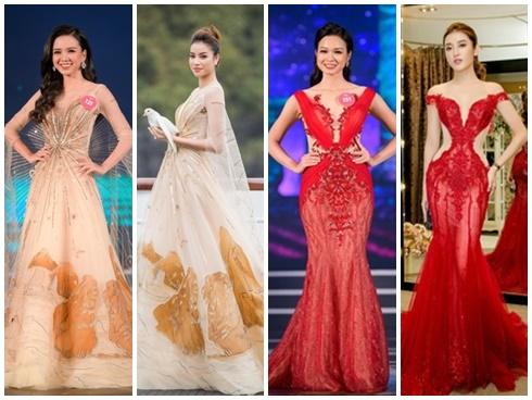 Chinh chiến 'Hoa hậu Việt Nam 2018', dàn thí sinh thi nhau diện lại váy của đàn chị