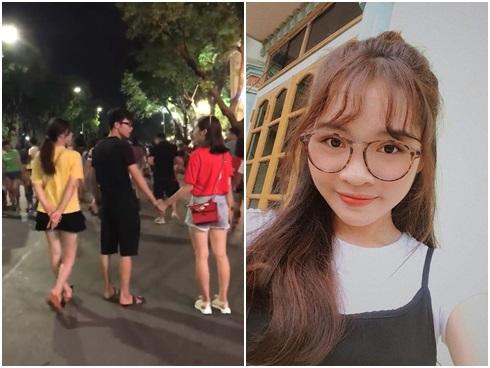 Sau clip 4 giây gây bão mạng, hot girl nắm tay trai lạ trên phố đi bộ nói gì?