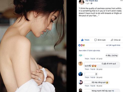 Có phải hotgirl đình đám Hà Lade phẫu thuật thẩm mỹ nữa không mà sao gương mặt đơ như tượng sáp đáng sợ thế này?-11