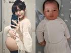 Sau thời gian giấu kín, hotgirl Tú Linh lần đầu khoe con gái hơn 1 tháng tuổi đáng yêu