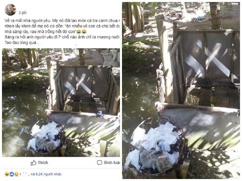 Đến ra mắt nhà người yêu, vừa khen món canh chua cá tra ngon miệng, cô gái hết hồn khi biết nơi nuôi cá