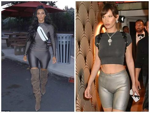 Kim Kardashian lăng xê mốt quần đạp xe kỳ lạ