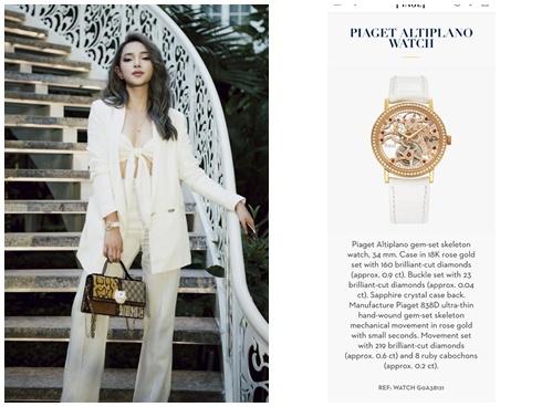 Châu Bùi 'chơi lớn' diện đồng hồ hơn 2 tỷ dự show thời trang