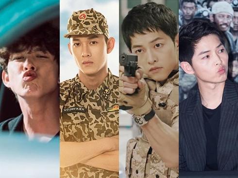 Khoan bàn đến diễn xuất, chỉ xét riêng về độ manly thì Song Luân thực sự 'ăn đứt' Song Joong Ki trong cùng 'Hậu duệ mặt trời'