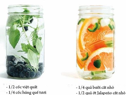 6 công thức nước detox tốt cho sức khỏe và nhan sắc