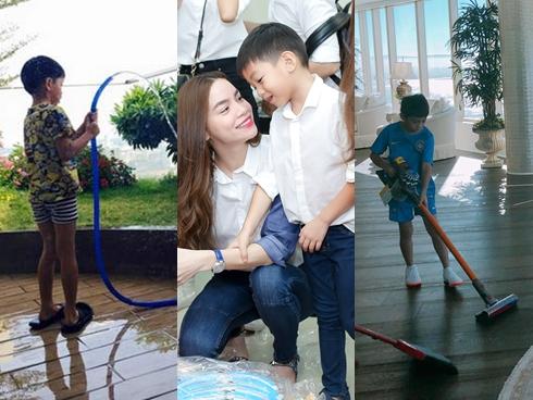 Dù cưng con như trứng mỏng, Hồ Ngọc Hà vẫn dạy Subeo vừa nghiêm vừa khéo để 'con không biến mình thành cái rốn vũ trụ'