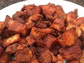 Món thịt heo chiên muối thơm ngon đậm đà, cực hao cơm Món thịt heo chiên muối thơm ngon đậm đà, cực hao cơm