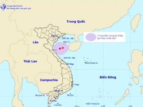 Dự báo thời tiết 16/7: Hà Nội tiếp tục có mưa to