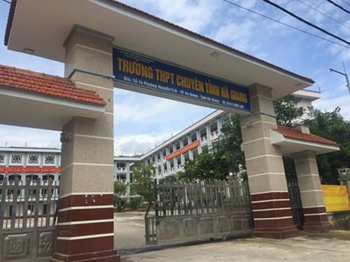Trường Hà Giang trả lời về nghi vấn thí sinh điểm cao là con quan chức