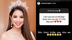 Fan hỏi 'Làm sao được đẹp như chị' và câu trả lời của Phạm Hương khiến hoa hậu bị đám đông 'tương đá tảng'