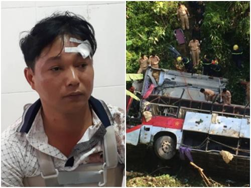 Vụ xe khách lao xuống vực 20 người thương vong: 'Lúc đó tôi chỉ biết lấy hai tay ôm đầu'