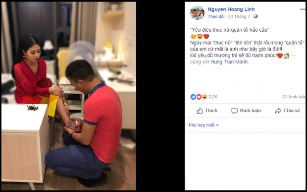 MC Hoàng Linh của Chúng tôi là chiến sĩ đã đăng ký kết hôn cùng bạn trai soái ca?-4