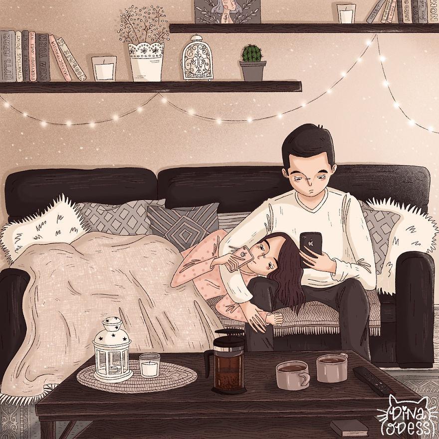 Hay đơn giản là bình yên cạnh nhau như thế này.