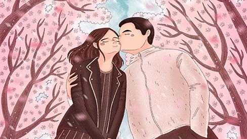 Sẽ thật tuyệt khi cùng người ấy dạo chơi, trao cho nhau nụ hôn ngọt ngào dưới phố.