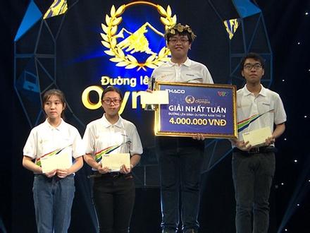 10X Nam Định đạt điểm số cao nhất Olympia năm thứ 18