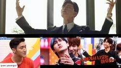 Chết cười khi các thành viên Super Junior diễn cảnh 'tự luyến' của Park Seo Joon và Park Min Young trong 'Thư ký Kim'