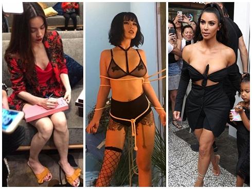 Quẩy lắc vòng 3 quá sung, Linh Miu lộ nội y phản cảm trước ống kính-4