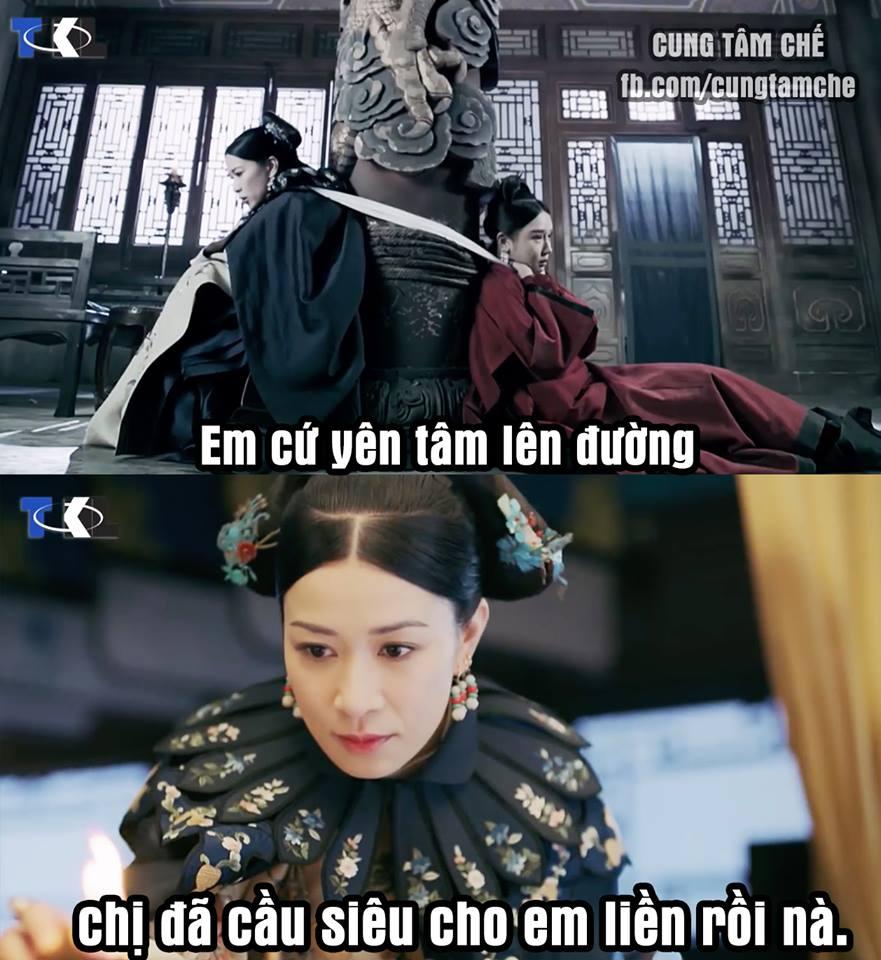 Cười té ghế với loạt ảnh chế lầy lội dành cho fan của Xa Thi Mạn và Diên hi công lược-1