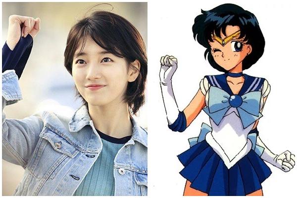 Lạ lùng chưa: các nữ idol K-Pop sao trông giống nhân vật Thủy thủ Mặt trăng y như chị em thế kia-2