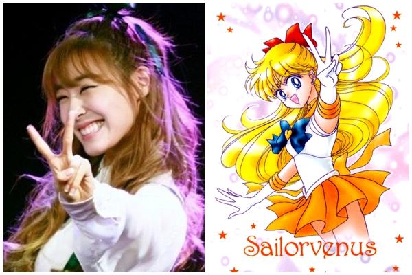 Lạ lùng chưa: các nữ idol K-Pop sao trông giống nhân vật Thủy thủ Mặt trăng y như chị em thế kia-3