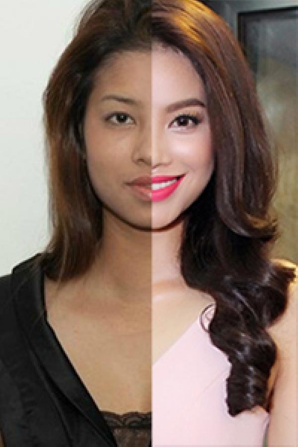 Lộ ảnh Hoa hậu Phạm Hương thuở 18: cằm chẻ đôi, môi hững hờ lên ảnh nghìn kiểu như một-13