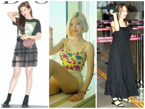 STREET STYLE SAO HÀN: DJ Soda khoe body không chút mỡ thừa - TaeYeon diện đầm như mang bầu