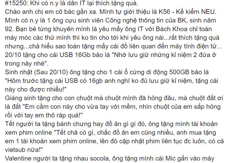 Dân mạng ‘ngã ngửa’ với phong cách tặng quà độc nhất vô nhị của dân IT-1