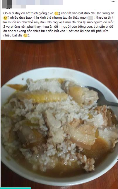Bát cơm ăn vội của chồng trẻ chăm vợ mới sinh khiến hội chị em xúc động trào nước mắt-1