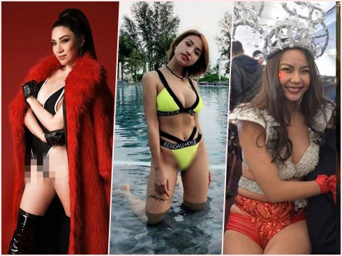 Áo dài Việt lai áo tắm, cúp ngực, hở lưng: Phản cảm, lố lăng?-9