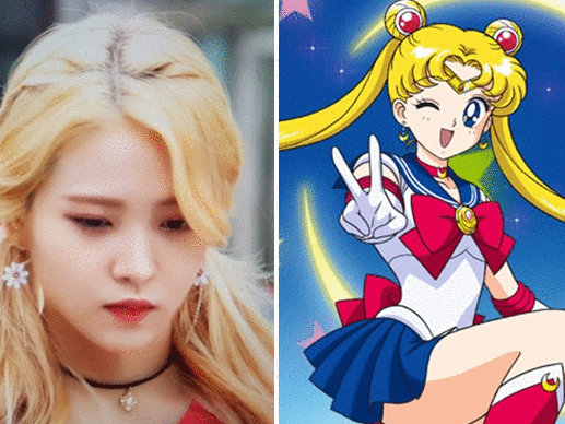 Lạ lùng chưa: các nữ idol K-Pop sao trông giống nhân vật 'Thủy thủ Mặt trăng' y như chị em thế kia