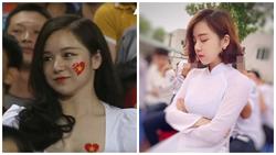'Hot girl ngủ gật' gây chú ý ở trận đấu U23 Việt Nam - Palestine