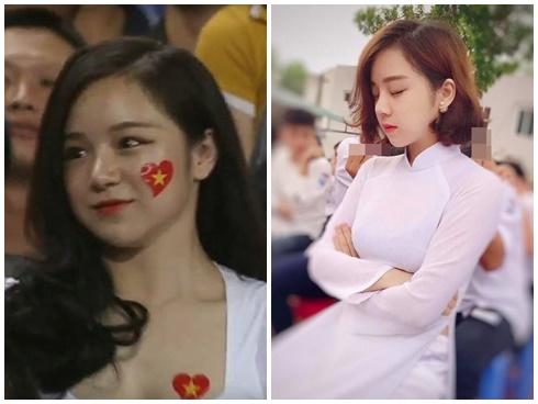 'Hot girl ngủ gật' gây chú ý ở trận đấu U23 Việt Nam - Palestine