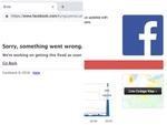 Facebook và Messenger bất ngờ bị sập
