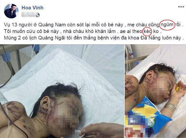 Hoa Vinh livestream trao tiền quyên góp đến 2 bé sống sót sau vụ tai nạn xe rước dâu-1