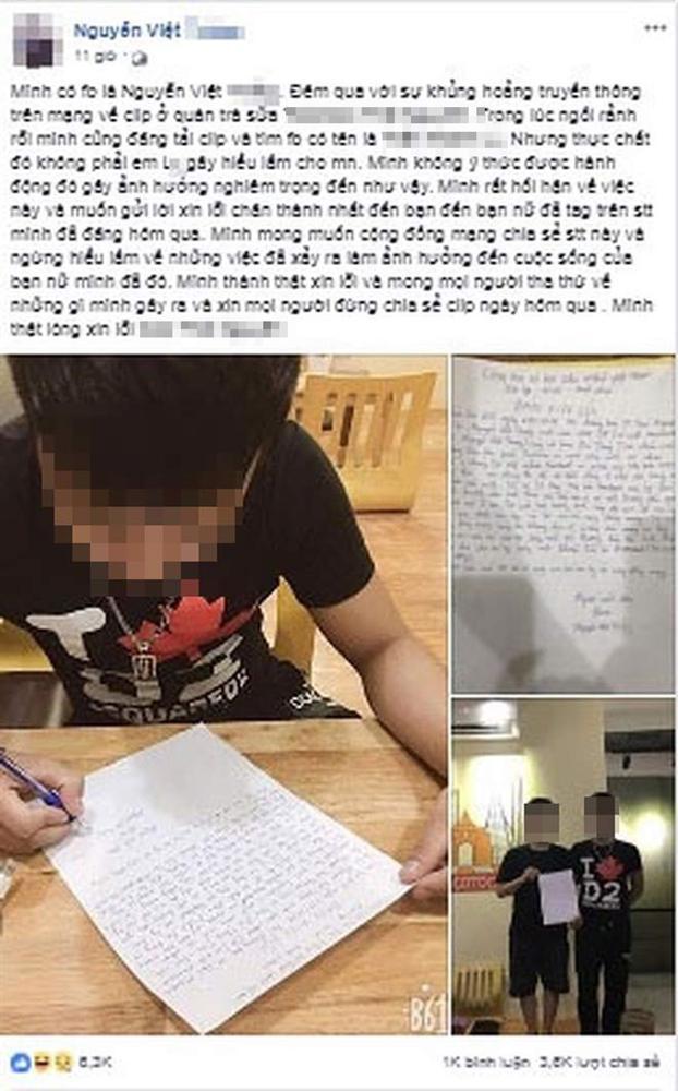 Lộ diện người phát tán clip đôi nam nữ 16 tuổi làm chuyện người lớn ở quán trà sữa-2