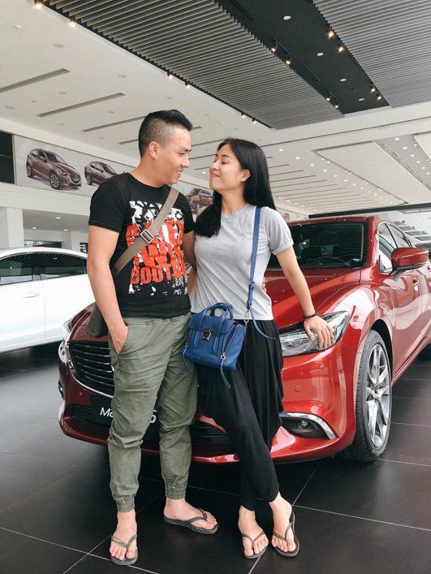 MC Hoàng Linh hạnh phúc khoe xế hộp tiền tỷ mới tậu cùng chồng sắp cưới-2