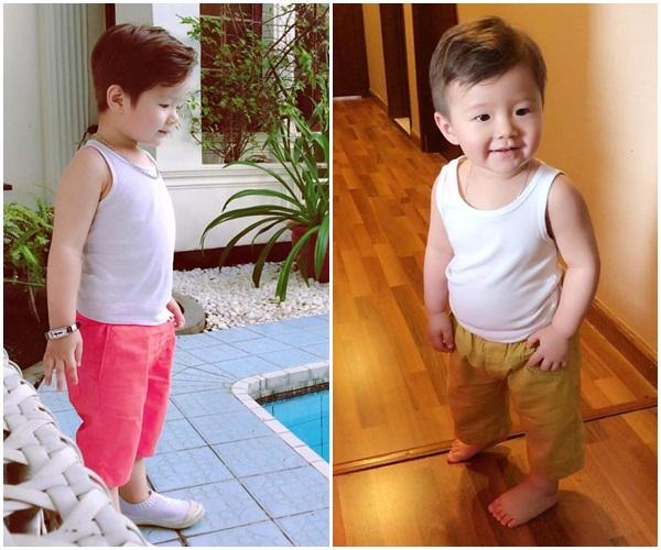 Ngắm mãi không chán những cặp nếp - tẻ đáng yêu như thiên thần nhà sao Việt-12